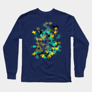 Abstract triangle Long Sleeve T-Shirt